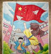 发个亲子作业，冒个泡。